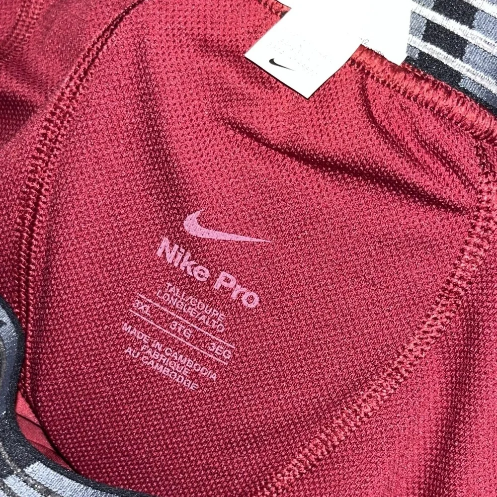 Nike Pro Jam Leggings Mens 3XLT Red Padded Compression Basketball 881963-677